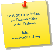 IMM 2013 in Italien am Bilancino See  in der Toskana  Info: www.imm2013.org